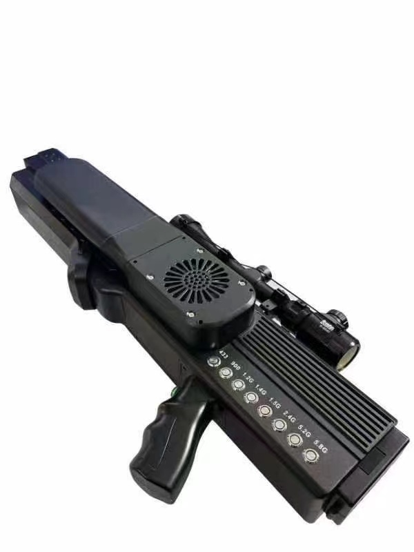  雁峰手持便携式枪型低空防御反制八通道